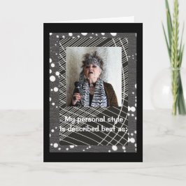 Tarjeta Estilo personal humorístico