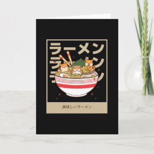Tarjeta Estilo Shiba - Deliciosos fans del Ramen Ramen