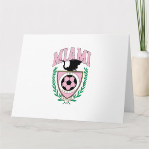 Tarjeta Estilo universitario de fútbol de Miami