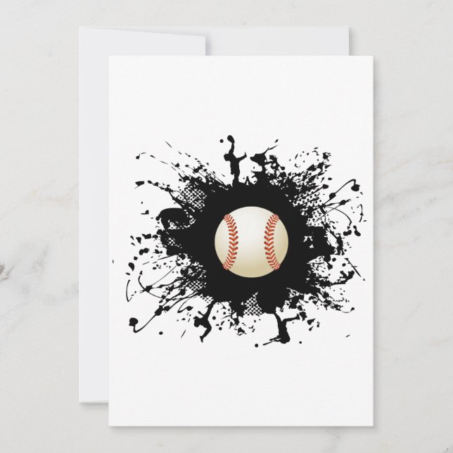 Tarjeta Estilo urbano del béisbol (Anverso)