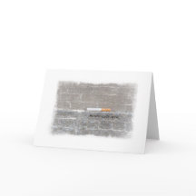 Estímulo abandonado de la enhorabuena que fuma