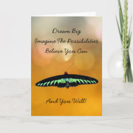 Tarjeta Estímulo de motivación inspirador