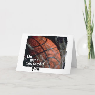 Tarjeta estímulo del baloncesto