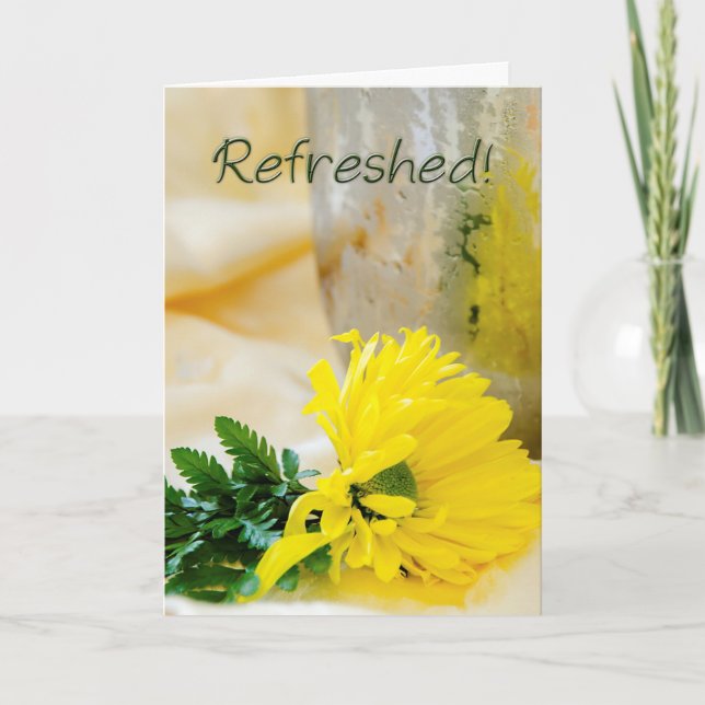 Tarjeta Estímulo del girasol (Anverso)