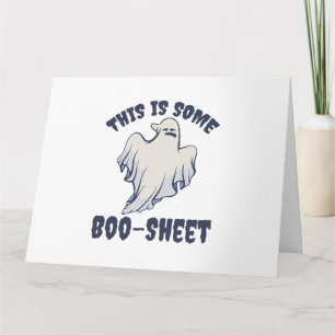 Tarjeta Esto es algo de Hoja de Boo Fantasma Sassy 