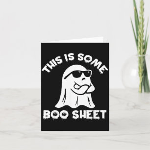 Tarjeta Esto Es Alguna Hoja De Boo Fantasma Divertido Hall