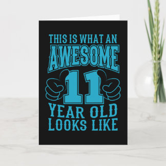 TARJETA ESTO ES LO INCREÍBLE DE 11 AÑOS, 11 AÑOS