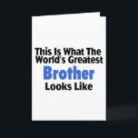 Tarjeta Esto es lo que mira Brother más grande del mundo L<br><div class="desc">Esto es lo que mira Brother más grande del mundo L</div>