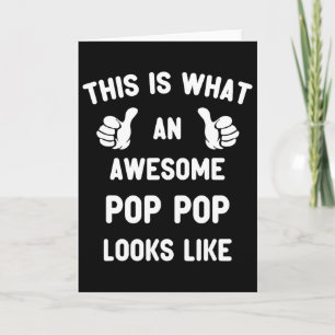 Tarjeta Esto es lo que parece el increíble Pop-pop Poppop