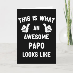 Tarjeta Esto Es Lo Que Se Ve Un Increíble Papo Parece Día