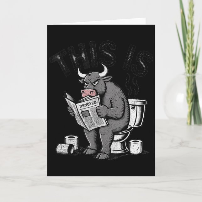 Tarjeta Esto Es Una Tontería Sarcástica Divertida  (Anverso)