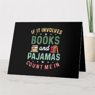 TARJETA ESTO IMPLICA LIBROS Y PAJAMAS ME CUENTAN EN LECTUR
