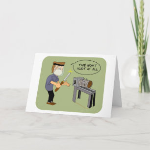 Tarjeta Esto no lastimará al gracioso Personalizado de Woo