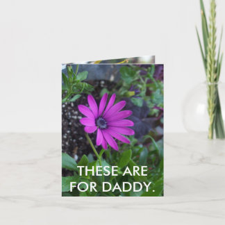TARJETA ÉSTOS ESTÁN PARA EL PAPÁ