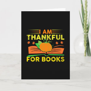 Tarjeta Estoy Agradecido por los Libros