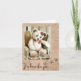 Tarjeta Estoy aquí para ti...