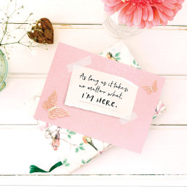 Tarjeta Estoy aquí para ti sin importar qué carta