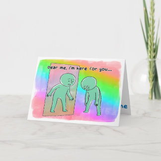 Tarjeta Estoy aquí para usted