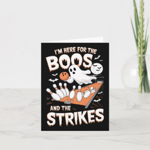 Tarjeta Estoy aquí por el Boos y los Huelgas Halloween Bo