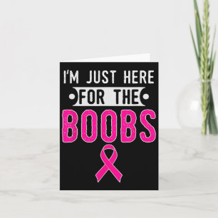 Tarjeta Estoy aquí por el cáncer de mama