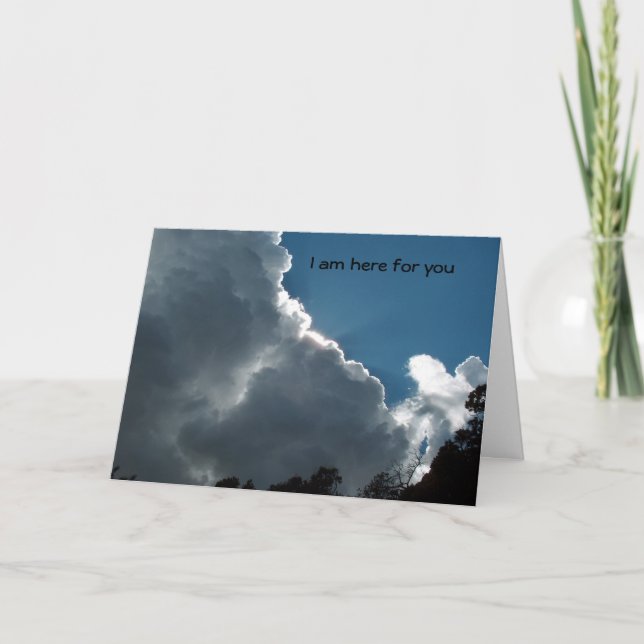 Tarjeta Estoy aquí por ti (Anverso)