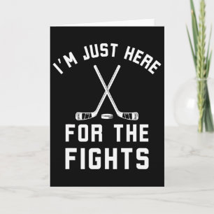 Tarjeta Estoy Aquí Solo Por Las Luchas Humor Divertido De