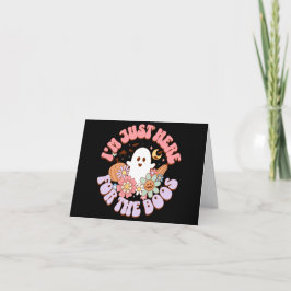 Tarjeta Estoy aquí solo por los abucheos