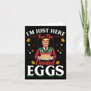Tarjeta Estoy Aquí Solo Por Los Huevos Endiablados Diverti