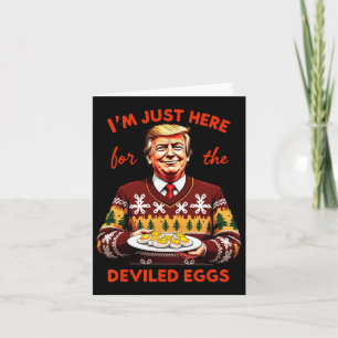 Tarjeta Estoy Aquí Solo Por Los Huevos Endiablados Diverti