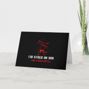 Tarjeta Estoy Atascado En Ti Jefe Luchador Del Día De San 
