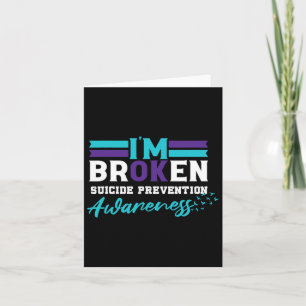 Tarjeta Estoy bien, conciencia de la prevención del suicid