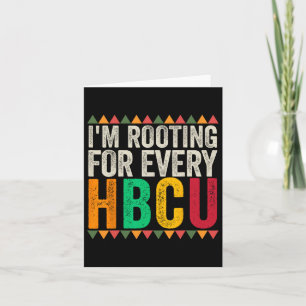 Tarjeta Estoy buscando a todos los egresados de Hbcu
