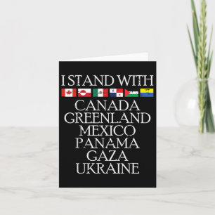 Tarjeta Estoy Con Canda Groenlandia México Ucrania Hombres