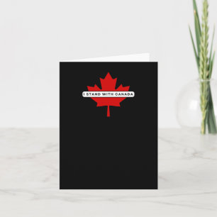 Tarjeta Estoy Con El Pegatina De Canadá