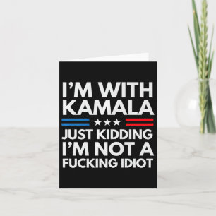 Tarjeta Estoy con Kamala, solo me está matando a mí, no a