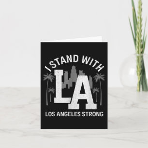 Tarjeta Estoy Con La California Los Ángeles