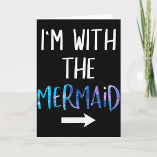 Tarjeta Estoy Con La Sirena Sirena Perezosa Divertida Hall