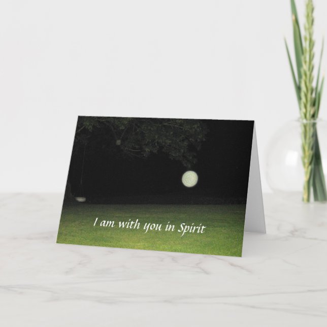 Tarjeta "Estoy contigo en Espíritu" (Anverso)