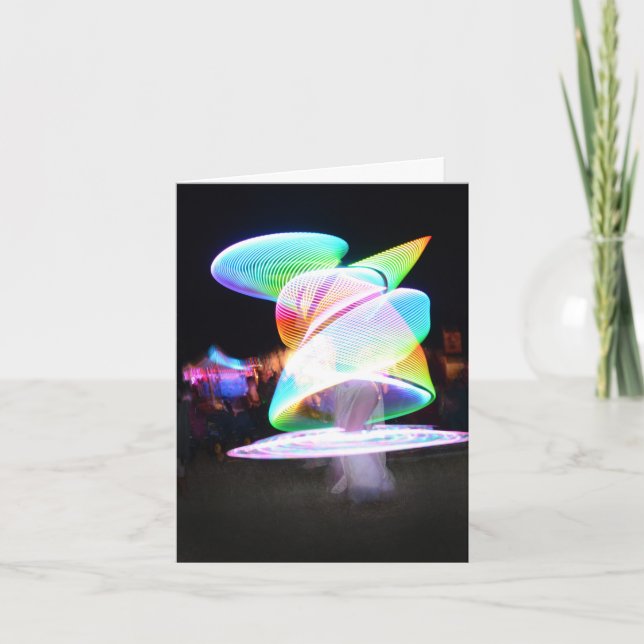 Tarjeta Estoy dando un saludo fuera de control (Anverso)