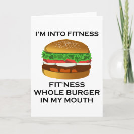 Tarjeta Estoy en Fitness Burger