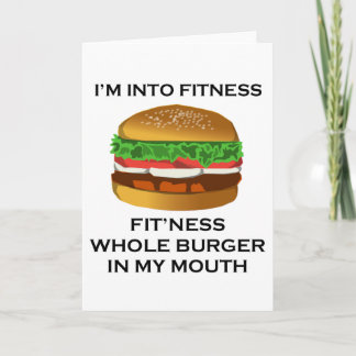 Tarjeta Estoy en Fitness Burger