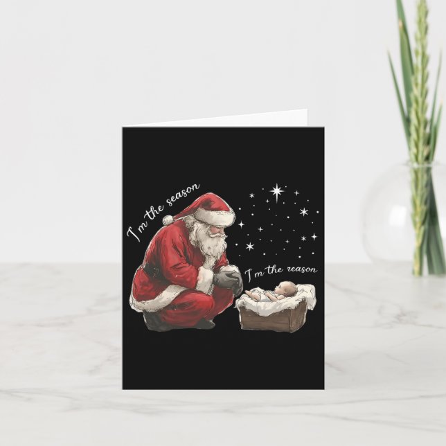 Tarjeta Estoy La Temporada Soy La Razón Jesús Cristiano Cr (Anverso)