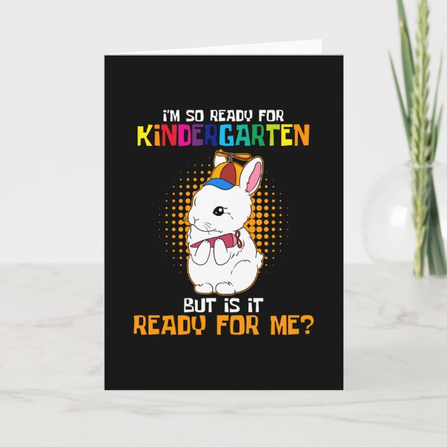 Tarjeta Estoy listo para la guardería (Anverso)