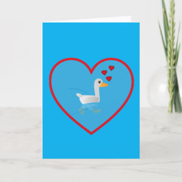 Tarjeta Estoy loco por ti, Quackers