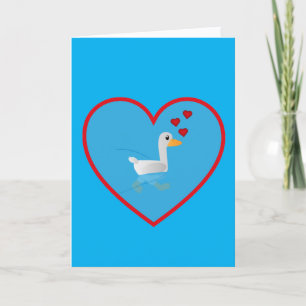 Tarjeta Estoy loco por ti, Quackers
