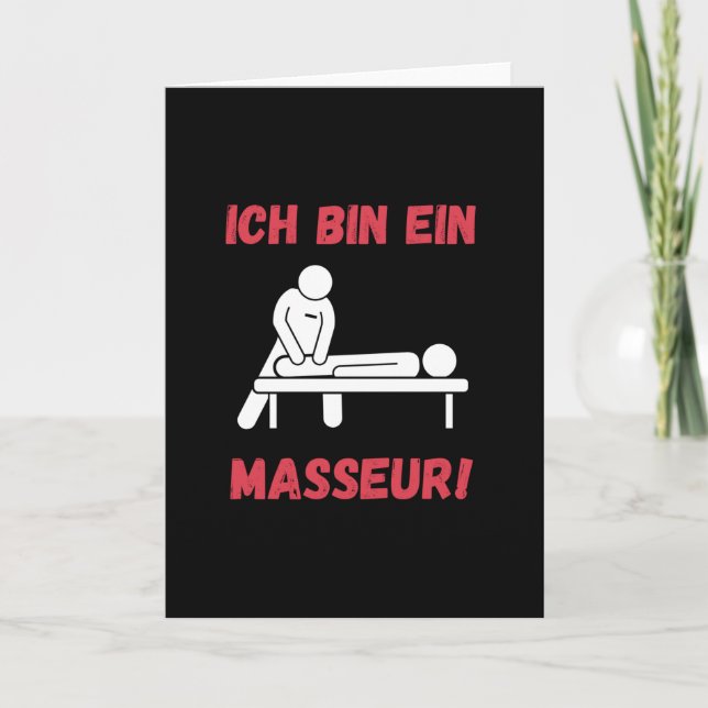 Tarjeta Estoy Masacrando A Un Masseur (Anverso)