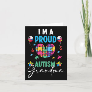 Tarjeta Estoy Orgullosa De Autismo Abuelas Mujeres Chicas