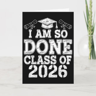 Tarjeta Estoy tan hecho Cl de la generación 2026 Senior 20
