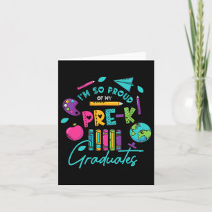 Tarjeta Estoy Tan Orgulloso De Mis Graduados De Pregrado E