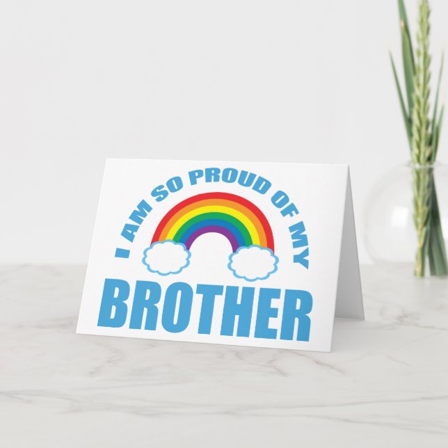 Tarjeta Estoy tan orgulloso del orgullo gay arcoiris de mi (Anverso)